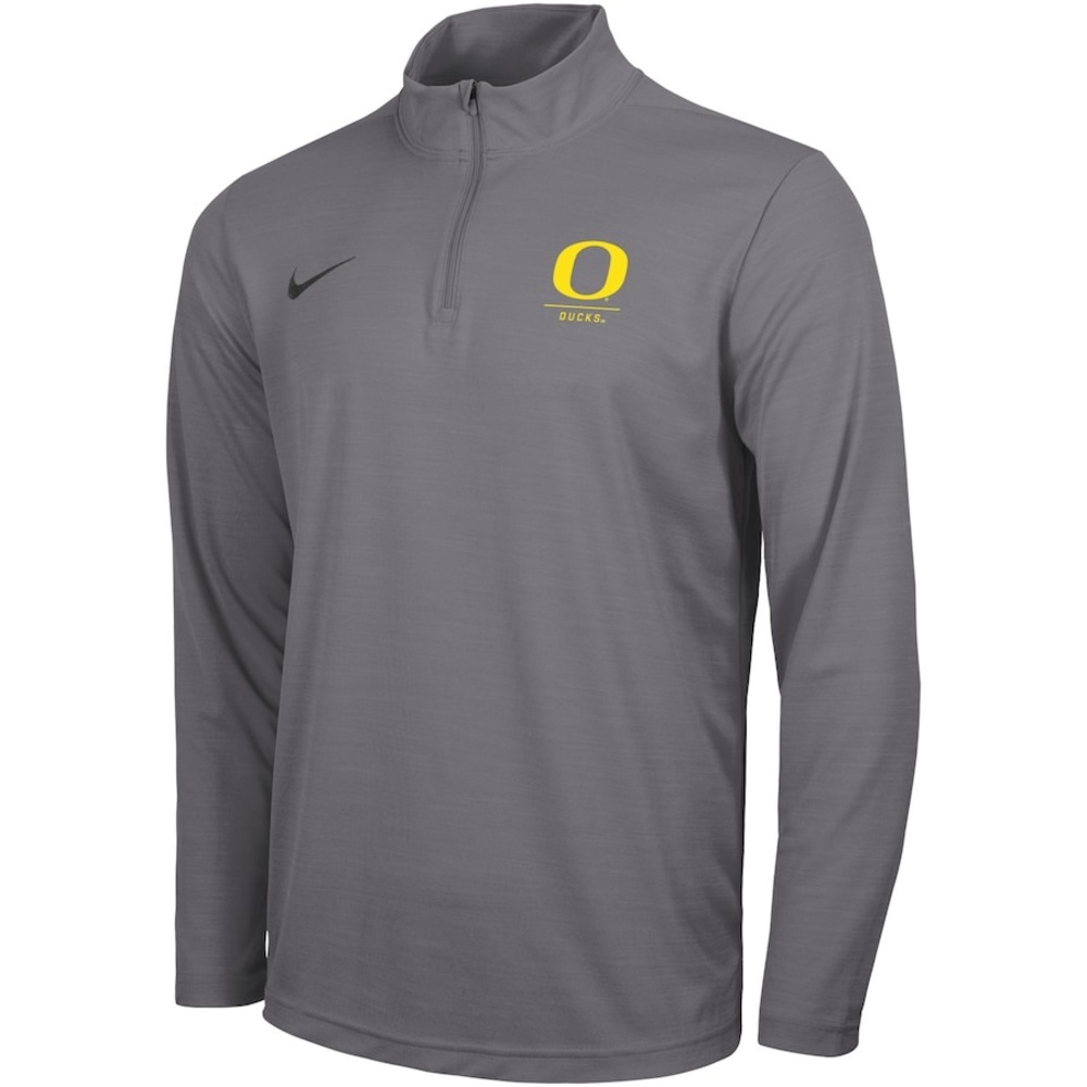 Nike Anthracite Oregon Ducks Intensity Quarter-Zip Pullover Jacket